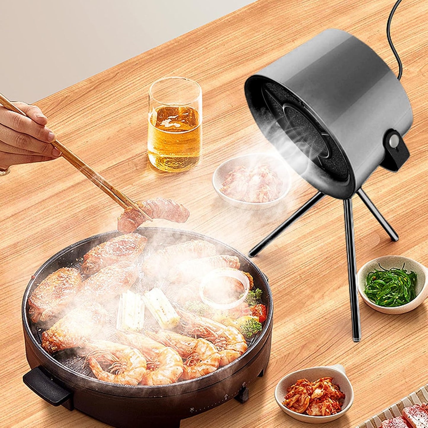 Hotte Aspirante Portable - CookVent™ - Gris - JOELLE ENFIN LIBRE.