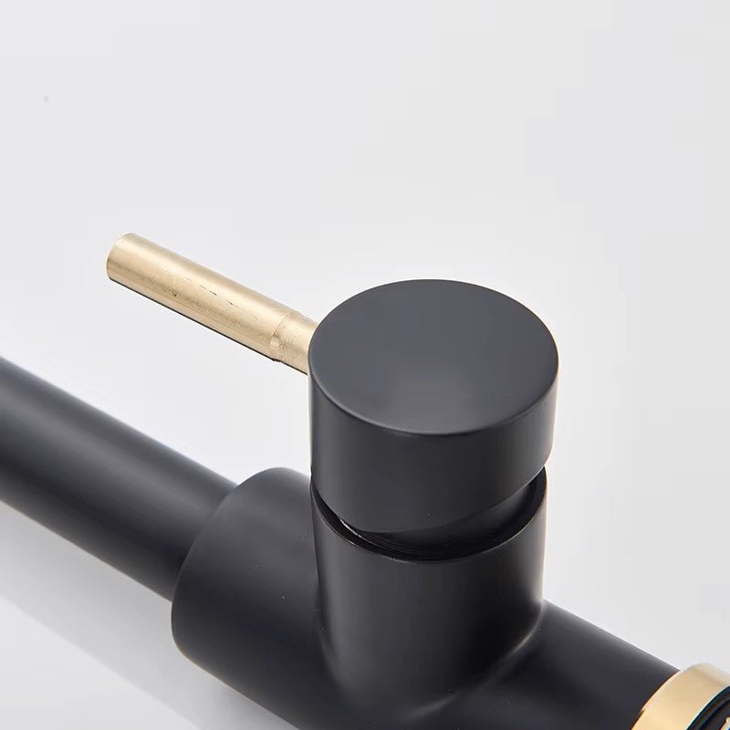 Robinet Cuisine Intelligent - AquaTouch™ - Noir & Or - JOELLE ENFIN LIBRE.