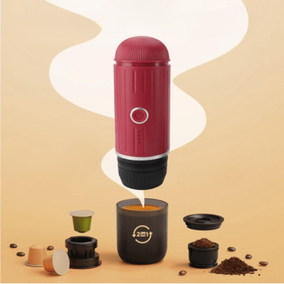 PortableCoffeeMachine™ - Rouge - JOELLE ENFIN LIBRE.