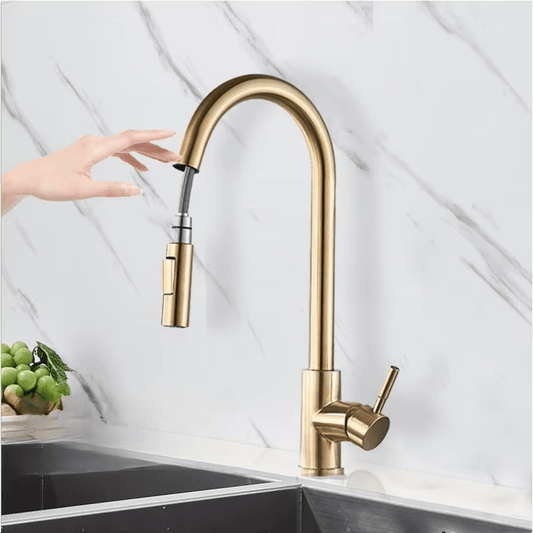 Robinet Cuisine Intelligent - AquaTouch™ - Or - JOELLE ENFIN LIBRE.