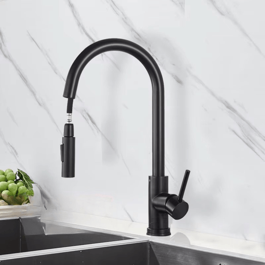 Robinet Cuisine Intelligent - AquaTouch™ - Noir - JOELLE ENFIN LIBRE.