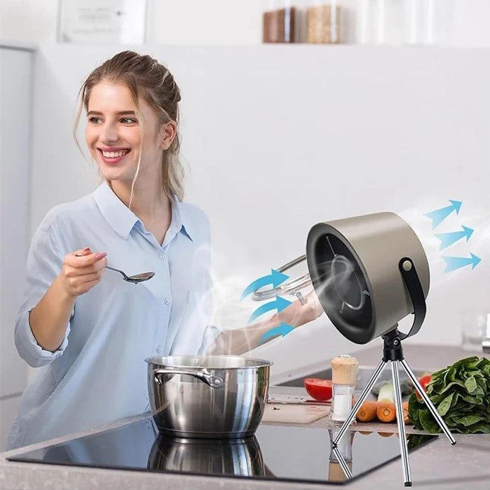 Hotte Aspirante Portable - CookVent™ - Gris - JOELLE ENFIN LIBRE.