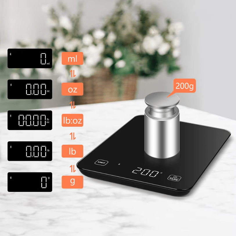 Balance de Cuisine - NutriScale™ - Noir - JOELLE ENFIN LIBRE.