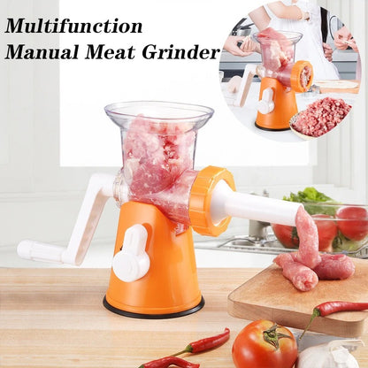 Hachoir à viande manuel multifonction avec son tube pour faire es saicisses 