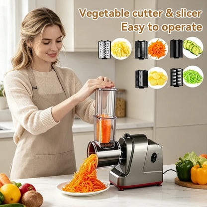 mandoline électrique 5-en-1 automatique facile à utiliser