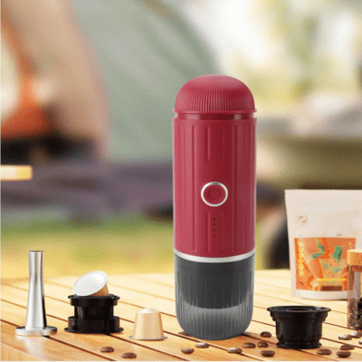 PortableCoffeeMachine™ - Rouge - JOELLE ENFIN LIBRE.