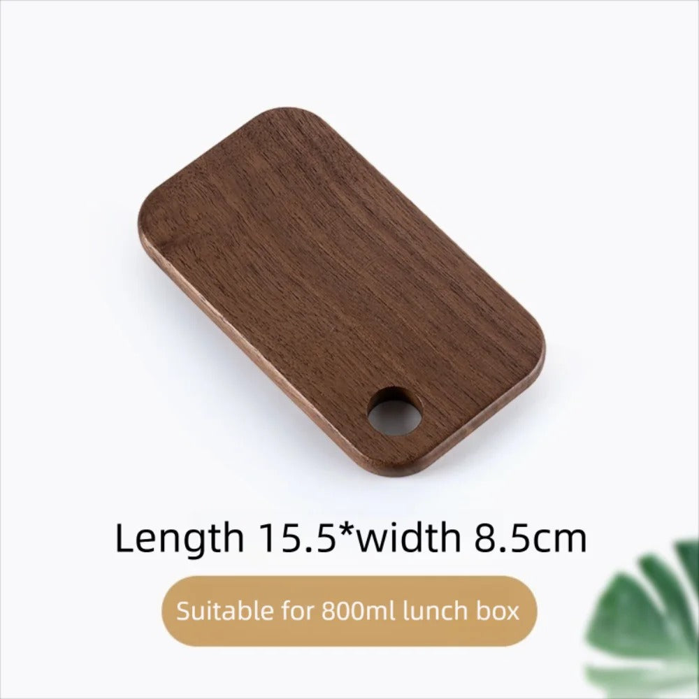 planche à découper en bois noyer camping. dimension de 15,5 cms 