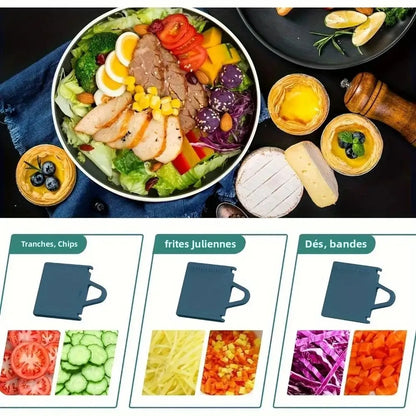 trancheuse alimentaire Mandoline trois manières de coupes