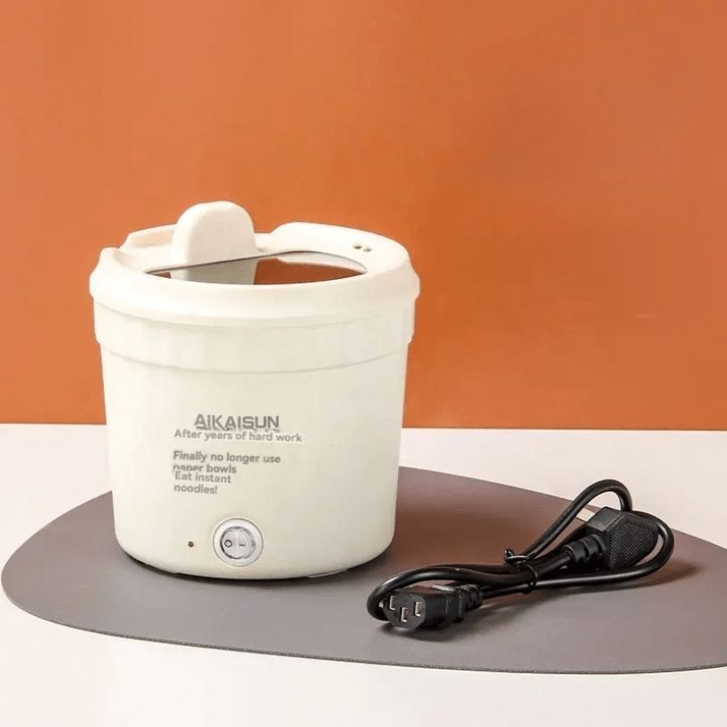 Wok Électrique - CookWok™ - Blanc - JOELLE ENFIN LIBRE.