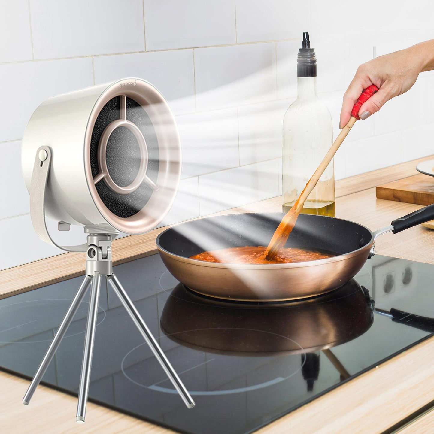 Hotte Aspirante Portable - CookVent™ - Blanc - JOELLE ENFIN LIBRE.
