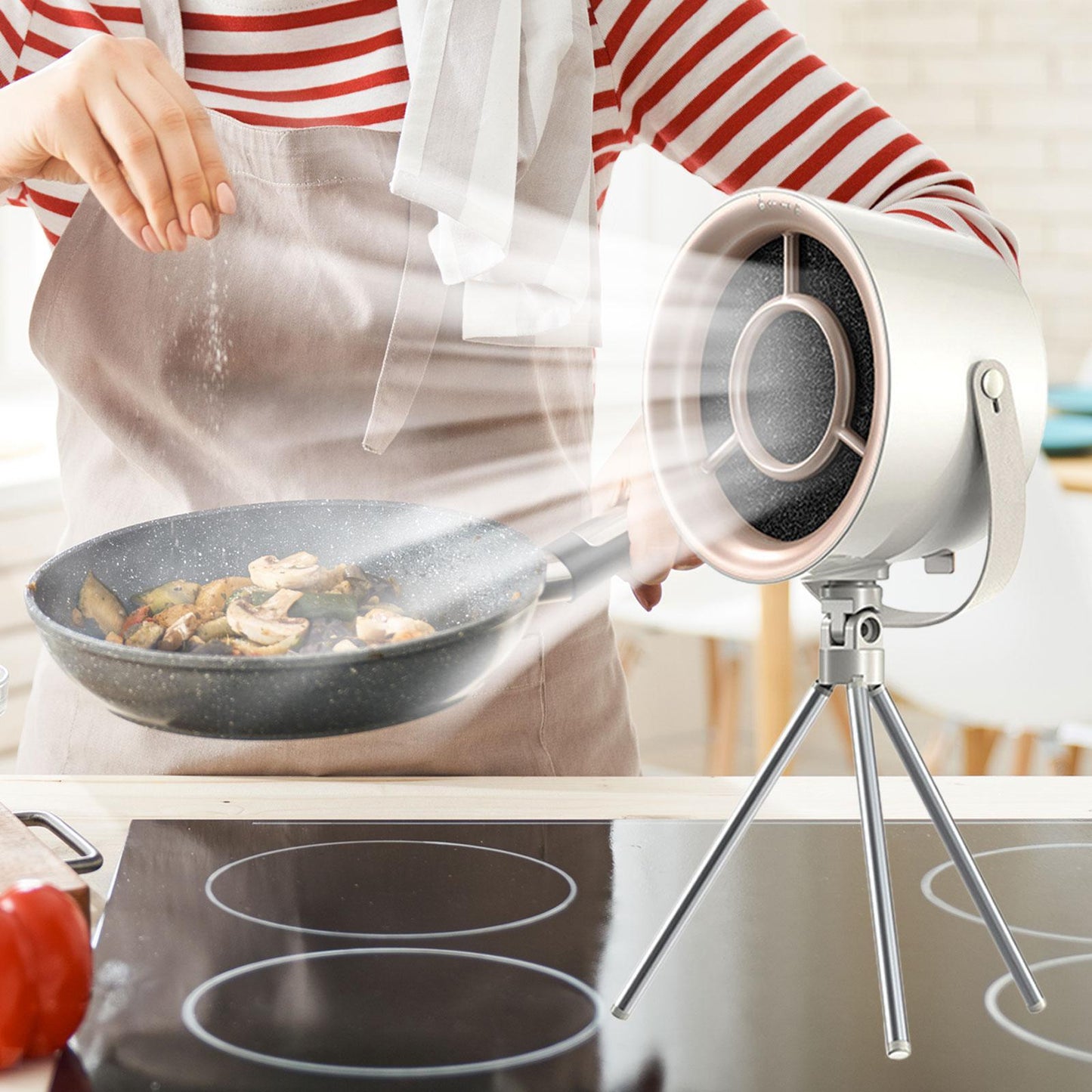 Hotte Aspirante Portable - CookVent™ - Blanc - JOELLE ENFIN LIBRE.