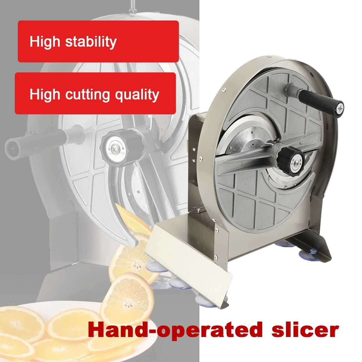 coupe-fruits et légumes manuel, avec des inscriptions haute stabilité , qualité de coupe élevée 