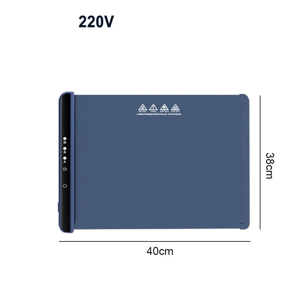 Plaque Chauffante Électrique - HeatTray™ - Bleu - JOELLE ENFIN LIBRE.