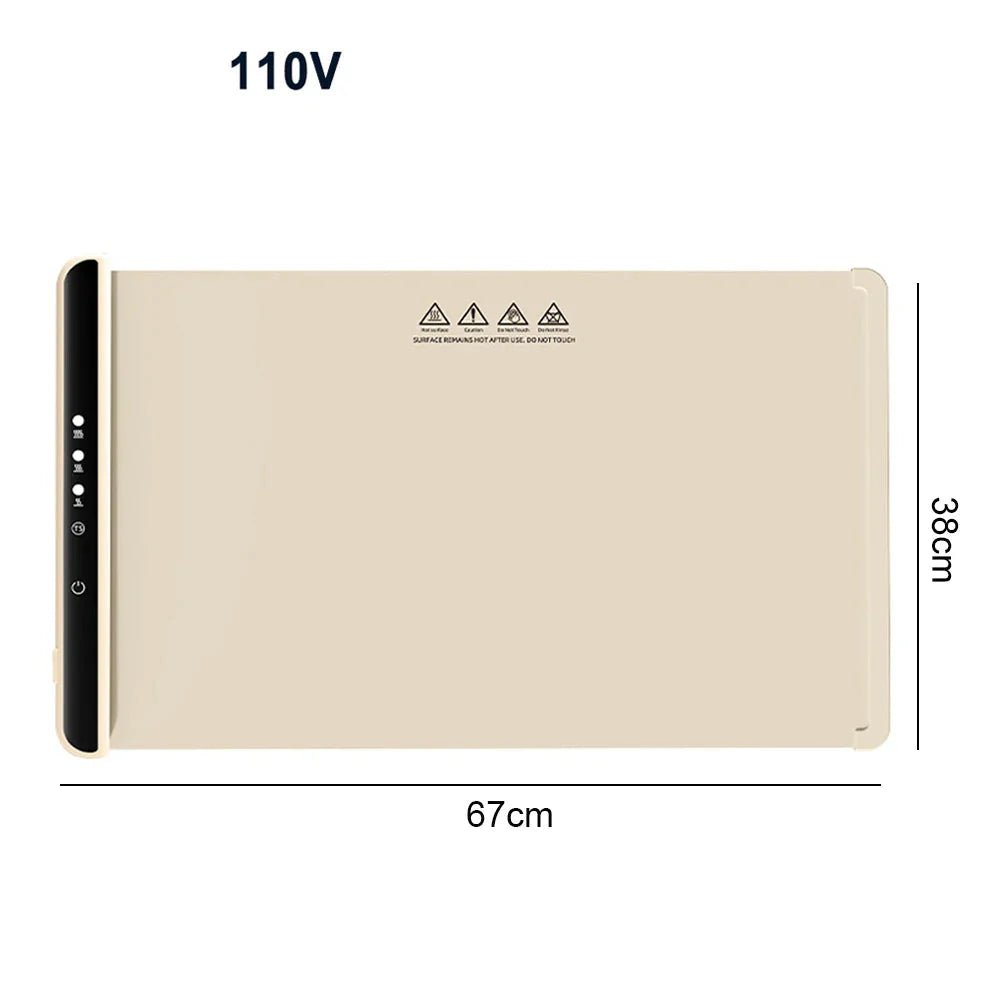 Plaque Chauffante Électrique - HeatTray™ - Blanc - JOELLE ENFIN LIBRE.
