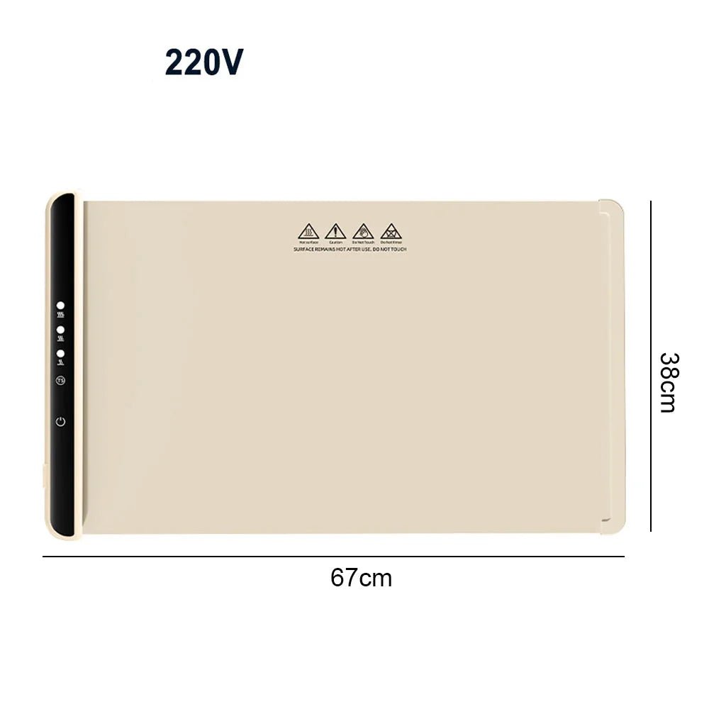 Plaque Chauffante Électrique - HeatTray™ - Blanc - JOELLE ENFIN LIBRE.
