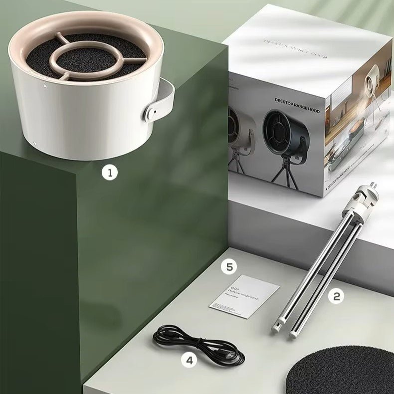 Hotte Aspirante Portable - CookVent™ - Blanc - JOELLE ENFIN LIBRE.