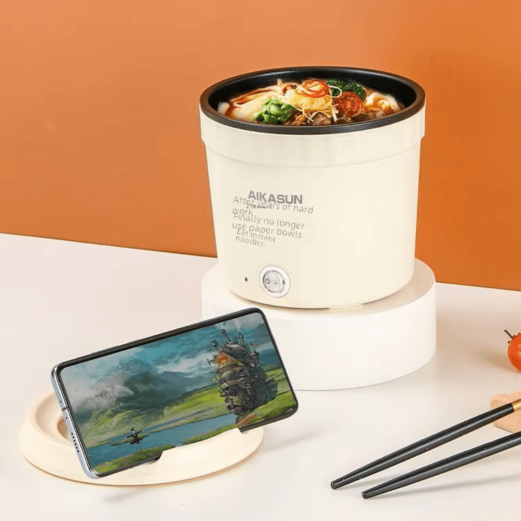 Wok Électrique - CookWok™ - Blanc - JOELLE ENFIN LIBRE.