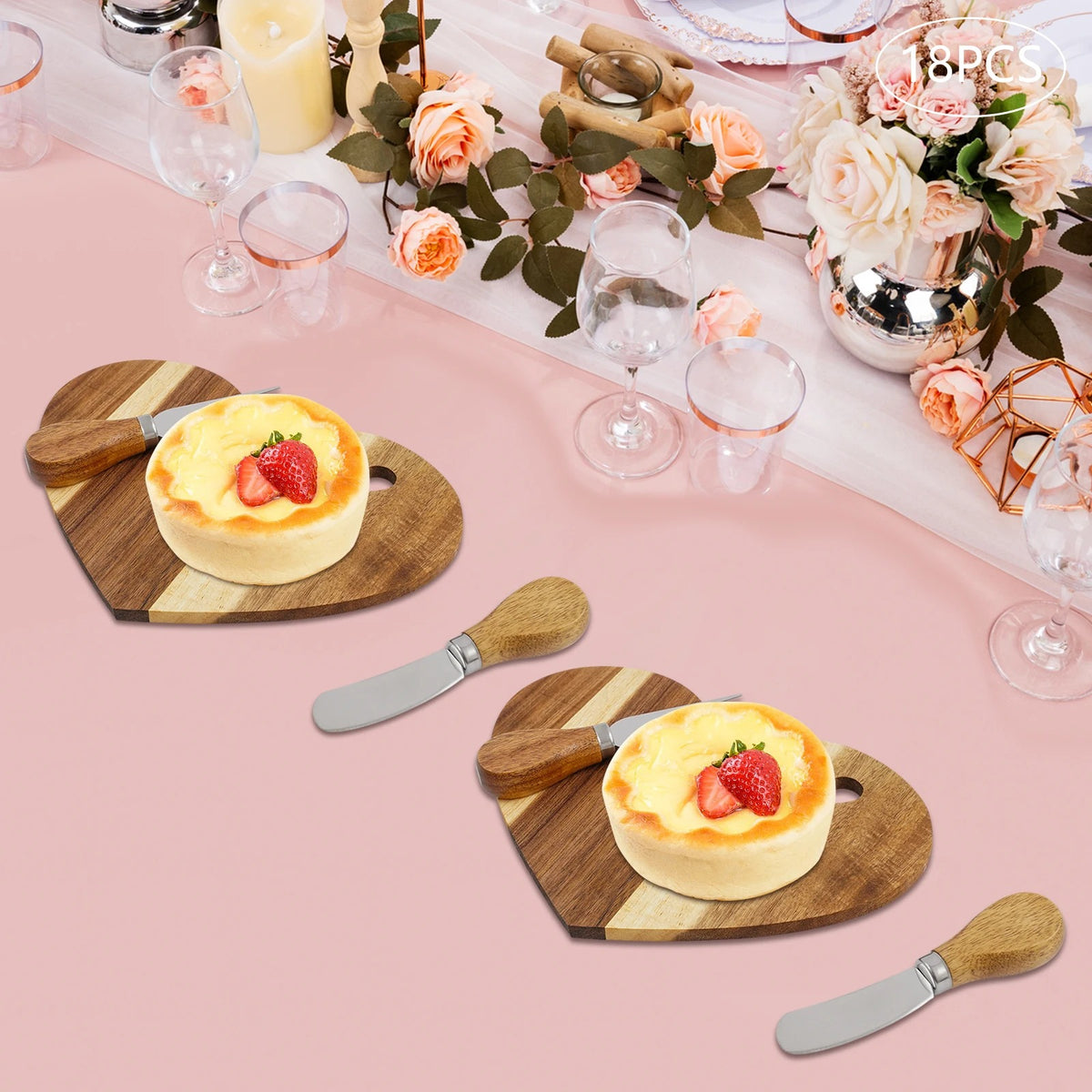 ensemble de planche pour une table festive 