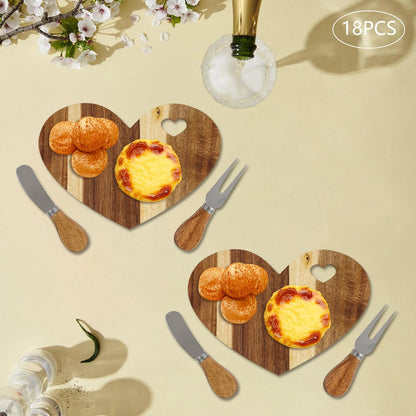 ensemble de planche à fromage pouvant servir aussi pour le dessert