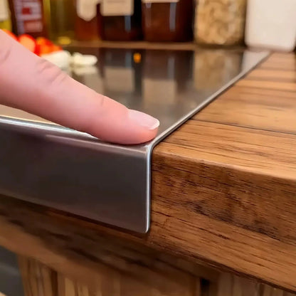 Grande planche à pétrir en acier inoxydable | Hygiénique