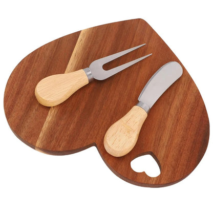 Ensemble de planches à fromage | Cœur Bois Noble
