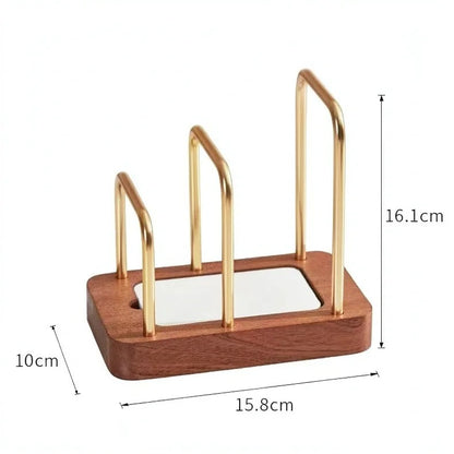 Planche à découper en bois d'acacia et de noyer naturel | Durable