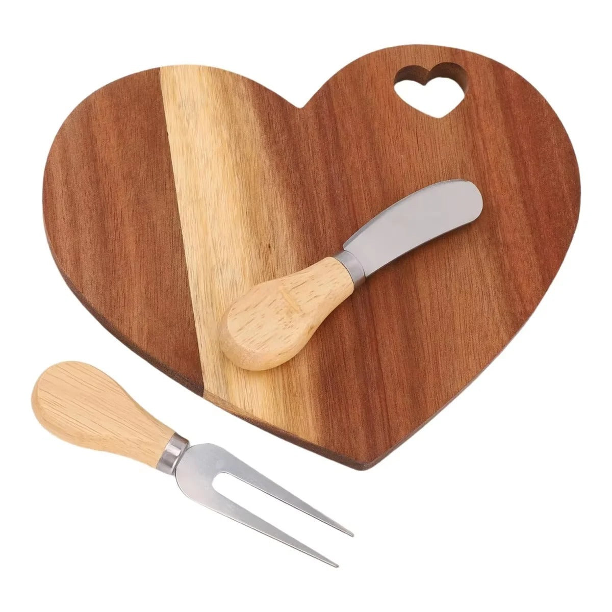 Ensemble de planches à fromage | Cœur Bois Noble
