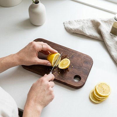 Planche à découper bois  agréable pour couper 